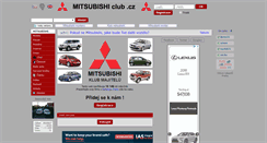 Desktop Screenshot of mitsubishiclub.cz