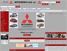 Tablet Screenshot of mitsubishiclub.cz